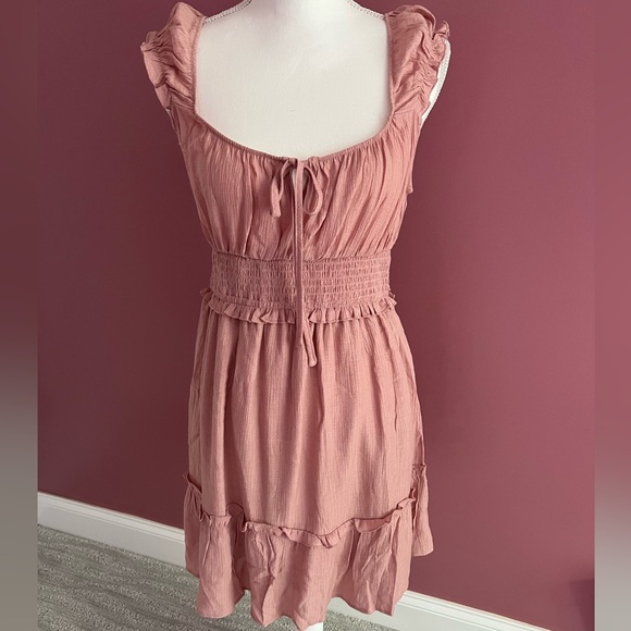 mine Dresses & Skirts - Mine Babydoll Dress in Dusty Rose